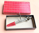 Starrett No  596  Nickel Plated Pencil Dividers With Round Legs   Solid Nut  Usa