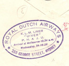 Netherlands australia  air Race  Cachet 1934 Klm London-melbourne Air Mail Ma301