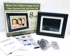 Pandigital Pan8008dw 8  Digital Picture Frame No Pc Needed 128mb Easy Transfer