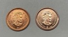 2 Varieties Canada 2012 Magnetic   Non Magnetic Canadian Bu Small Cent Penny