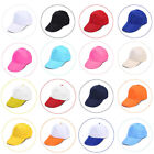 Solid Plain Baseball Cap Trucker Camo Blank Hat Ball Men Women Adjustable