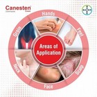 Canesten Anti-fungal Cream   Relieves Itching  Ring Shaped Rash  Scaling 30g X 5