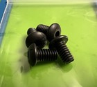 New Wgp Autococker Paintball Shorty Grip Screws -  4  Black - Fits Hinge Frame