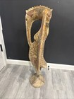 Ivory Coast  Senufo Peoples  Carved Wood Bird Figure  sejen  H 32 5 