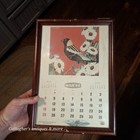 Framed Vintage 1956 John Deere Calendar Model 60 Power-steering Tractor   Bird