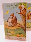 Antique Larkin Sweet Home Soap Fold Out Trade Cards Owl Family Frogs 1886