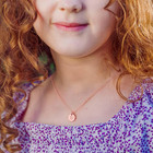 Personalized Disc Initial Necklaces For Girls - Ideal Birthday Jewelry Gifts