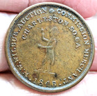 1846 W w  Wilbur Slave Auctioneer Charleston S c  Nice  S-1110