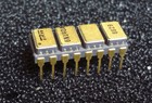 Vintage Trw 6n140a Four Channel  High Gain Optocoupler  Gold Pins  Ceramic Ic