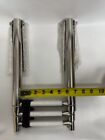 Amarine-made 3 Step Stainless Steel Telescoping Boat Ladder