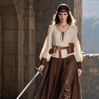 Renaissance Belt Pouch Medieval Pirate Costume Accessories Set For Cosplay