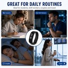 Vibrating Alarm Wristband Clock Watch For Heavy Sleepers  Fit Sleeps Rise Bracel
