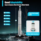 24v 370w Stainless Solar Water Pump Deep Well Solar Submersible Pump Durable New