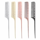 Hairdressing Comb Brush Aluminum Anti-static Durable Hair Styling Salon Tools