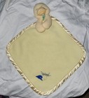 Kids Ii 2 Baby Duck Security Blanket Lovey Plush Head Yellow Splash Wave