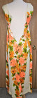 Vtg Ui-maikai Hawaii Hibiscus Sun Dress Lounge Wear Resort Tiki Luau 60 s Small