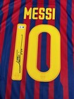 Lionel Messi Signed Fc Barcelona Home Jersey Coa Beckett