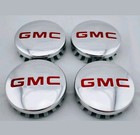 4pcs 2015-16 Wheel Center Cap Aftermarket Gmc Polished Aluminum Sierra Yukon