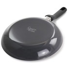 Spice By Tia Mowry Savory Saffron 2-piece Fry Pan Set - Grey