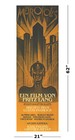 Metropolis - Door Movie Poster  machine Man   size  21  X 62  