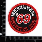 1969 International Harvester Scout Embroidered Patch Black red Iron sew-on Hat