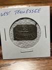 West Tennessee Embossed Vintage Tin Tobacco Tag