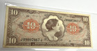  10 Dollars Military Payment Certificate Series 641 P  M63 Mpc