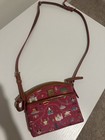 Dooney   Bourke Disney Parks Icons Print Small Pink Crossbody Shoulder Bag