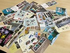 Gb Stamps Cheap Postage Face Value   200  Modern Mini Sheets 50  Mnh  Stock Photo