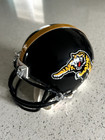 Hamilton Tiger Cats Cfl Riddell Football Mini Helmet Collectable Like New