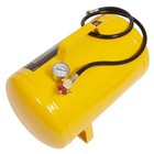 Air Tank Portable 5gals Steel Yellow 3  Hose Shut-off Valve Psi Gauge Tire Chuck
