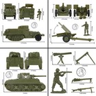 Bmc Cts Ww2 Battle Of The Bulge Plastic Army Men 130 Soldier Figure Box Playset