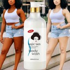 4pcs Kojic Whitening Skincare Set Body Wash  Lotion  Cream   Soap  Usa Stock 