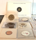 Canada Miscellaneous Lot Silver Cents To Dollars 15 Coins Various Dates Most Unc