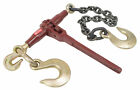  2 Pack  Ratchet Pro Binder W  3 8  Grab   1 2  Sling Hook    2  G8 Chain   1   