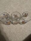 Ronald Mcdonald 2002 Collectible Glasses Set Of 3
