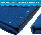 3 Bow Bimini Top Replacement Canvas Cover   Without Frame blue  red And Beige