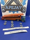 8 Grey Tires For Matchbox Major Pack No 8  k-8 Yellow King Size Guy Warrior