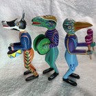 Juventino Melchor Oaxaca Mexico Folk Wood Art Animal Musicians Mariachi Band C4