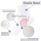 6 12 Pairs Men Ankle Quarter Crew Sports Socks Cushioned Cotton Size 9-11 10-13