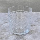Ralph Lauren Lattice Glass Crystal Ice Bucket Rare Discontinued Signed