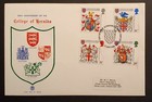 Gb Stamps 1984 Heraldry Stuart 5 X First Day Covers - Full Set   Individuals