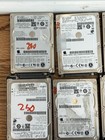 Lot Of 11 Apple 250gb Sata Hard Drive  655-1403a  Fujitsu Mhy2250bh 160gb Read