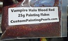 Vampire Blood Red Holographic Flakes Auto Paint Clear Gallon Acrylic  008 