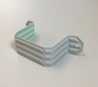 Gutter Downspout Strap 2x3 - 23 Color Choices -  leader Strap 2x3 Color  