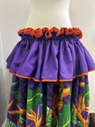 New Purple Hawaiian Pau Pa u Hula Skirt Bird Of Paradise  Ruffle Style