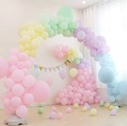 Pastel Latex Balloons Macaron Candy Colours Birthday Wedding Party Decoration Uk