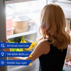 4 Pack 4w Led Refrigerator Light Bulb 450lm 45w Equiv  5000k Daylight A11 E26