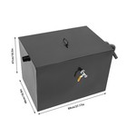 15l Commercial Grease Trap Interceptor Side Inlet 50 Lbs Oil Water Separator
