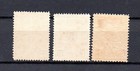 Curacao 1915 Old Set Queen Wilhelmina Stamps  michel 62 64  Unused mlh  63 Tear